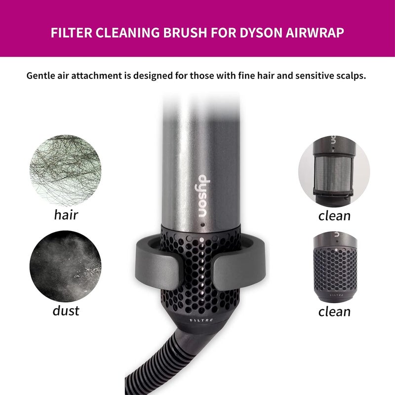 Esctabalt Filter Cleaning Brush Compatible with Dyson Airwrap Styler HS01 HS05, Filter Cleaning Brush Attachment - Image 3